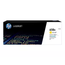 obrázek produktu HP 658A Yellow LaserJet Toner Cartridge (6,000 pages)