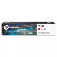 obrázek produktu HP 981A - 69 ml - purpurová - originální - PageWide - inkoustová cartridge - pro PageWide Enterprise Color MFP 586; PageWide Managed Col