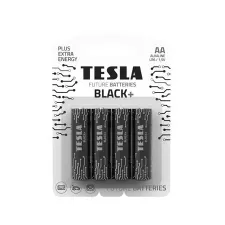obrázek produktu TESLA BLACK+ alkalická baterie AA (LR06, tužková, blister) 4 ks