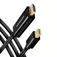 obrázek produktu Axagon RVDM-HI14C2 miniDP > HDMI kabel, 4K/30Hz 1,8m
