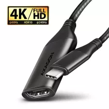 obrázek produktu AXAGON RVC-HI2M, USB-C -> HDMI 2.0a redukce / adaptér, 4K/60Hz HDR10
