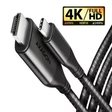 obrázek produktu AXAGON RVC-HI2MC, USB-C -> HDMI 2.0a redukce / kabel 1.8m, 4K/60Hz HDR10