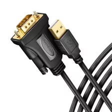 obrázek produktu AXAGON ADS-1PQN, USB-A 2.0 - sériový RS-232 DB9-M FTDI adaptér / kabel 1.5m