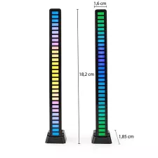 obrázek produktu Herní Světlo | RGB | Napájení z baterie | Pro použití: Notebook / Stolní | Černá