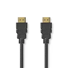 obrázek produktu NEDIS Premium High Speed HDMI 2.0 kabel s ethernetem/ 4K@60Hz/ zlacené konektory HDMI-HDMI/ černý/ bulk/ 1,5m