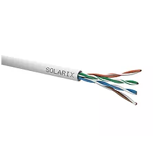 obrázek produktu SOLARIX kabel U/UTP, kat.5E, PVC Eca, šedý, cívka 1000m