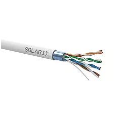 obrázek produktu Solarix Kabel FTP drát c5e 500m PVC