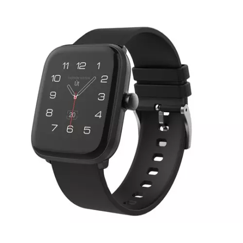 obrázek produktu iGET FIT F20 Black - Chytré hodinky 1,4\" IPS, 240x240 plně dotykový, BT 5.0, 160 mAh, 128kB RAM, 64MB ROM