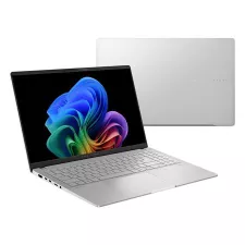 obrázek produktu ASUS Vivobook S 15 OLED-Snapdragon X Elite X1E 78 100/32GB/1TB SSD/Qualcomm Adreno/15,6"/3K/OLED/2yPUR/Win11Home/stříbrn