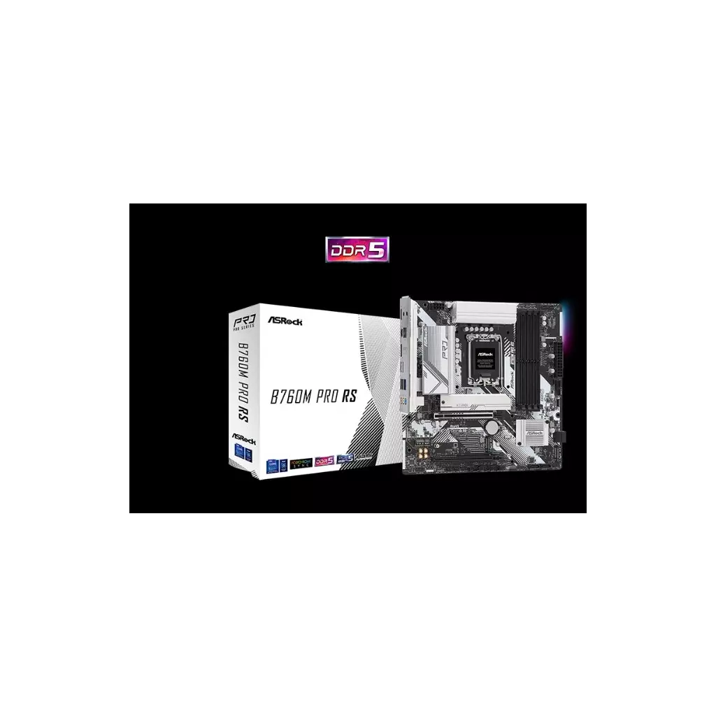 Obrázek produktu ASRock B760M Pro RS / Intel B760 / LGA1700 / 4x DD