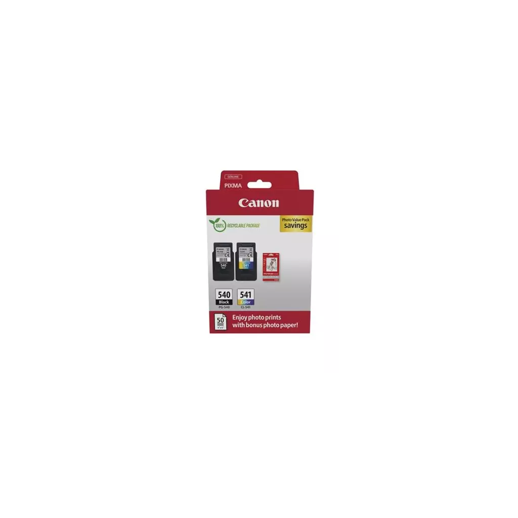 Obrázek produktu Canon cartridge PG-540/CL-541 multipack + GP-501 10x15cm 50l.