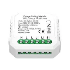 obrázek produktu IMMAX NEO SMART kontroler s měřením spotřeby V6 1-tlačítkový Zigbee 3.0, TUYA