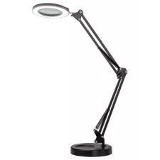 obrázek produktu IMMAX LED stolní lampička ZOOM s lupou 12W stmívatelná černá