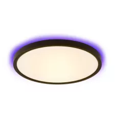 obrázek produktu IMMAX NEO LITE TUDO SMART stropní svítidlo s RGB podsvícením 40cm, 50W Wi-Fi černá, TUYA