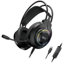 obrázek produktu Genius GX GAMING HS-GX580U, Headset, herní, náhlavní, drátový, mikrofon, ovládání hlasitosti, RGB LED, USB, černý