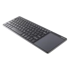 obrázek produktu Modecom MC-TPK1 bezdrátová multimediální klávesnice s touchpadem, tenký profil, US layout, USB nano přijímač, černá