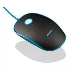 obrázek produktu Modecom MC-M111 drátová optická myš, 3 tlačítka, 1600 DPI, USB, modro-černá