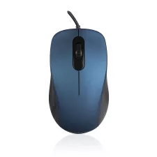 obrázek produktu Modecom MC-M10 drátová optická myš, 3 tlačítka, 1000 DPI, USB, černo-modrá