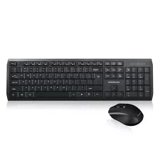 obrázek produktu Modecom MC-7200 set bezdrátové klávesnice a myši, 1200 DPI, USB nano 2.4GHz, CZ/SK layout, černá