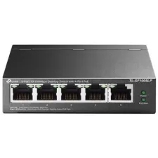 obrázek produktu TP-Link TL-SF1005LP switch  5x 10/100Mbps 4x PoE 802.3af (až 15,4W/port) PoE budget 41W