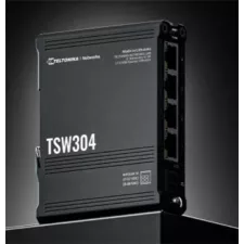 obrázek produktu Teltonika ETHERNETOVÝ Switch NA DIN LIŠTU - TSW304