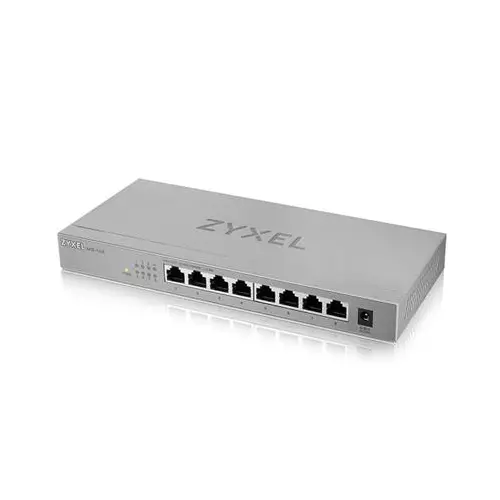 obrázek produktu Zyxel XMG-108 8 Ports 2,5G + 1 SFP+, 8 ports 100W total PoE++ Desktop MultiGig unmanaged Switch