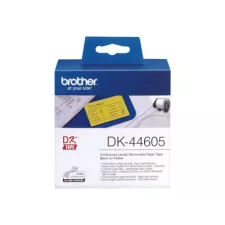 obrázek produktu Brother DK44605 - Odstranitelné lepicí - žlutá - Role (6,2 cm x 30,5 m) 1 role nálepky - pro Brother QL-1050, 1060, 500, 550, 560, 570,