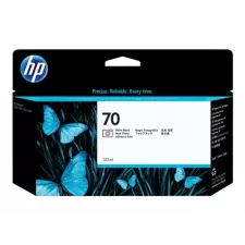 obrázek produktu HP 70 - 130 ml - foto černá - originální - DesignJet - inkoustová cartridge - pro DesignJet HD Pro MFP, T120, Z2100, Z3100, Z3100ps, Z3