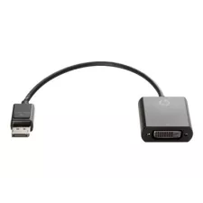 obrázek produktu HP DisplayPort to DVI-D Adapter - Adaptér DisplayPort - jeden spoj - DisplayPort (M) do DVI-D (F) - 19 cm - opatřený západkou