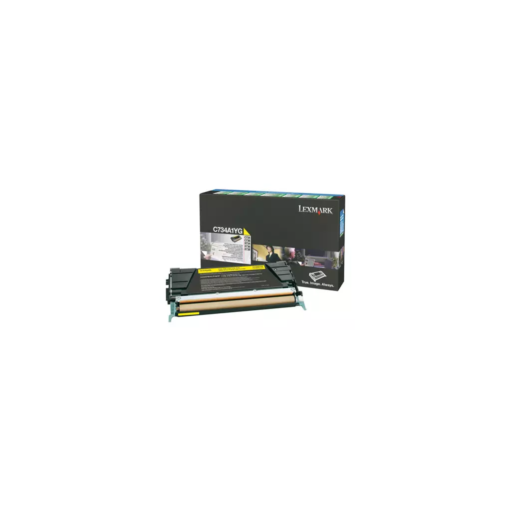 Obrázek produktu LEXMARK C734A1YG toner černý