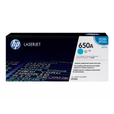 obrázek produktu HP 650A - Azurová - originální - LaserJet - kazeta s barvivem (CE271A) - pro Color LaserJet Enterprise CP5520, CP5525, M750