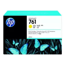 obrázek produktu HP 761 - 400 ml - žlutá - originální - DesignJet - inkoustová cartridge - pro DesignJet T7100, T7200 Production Printer