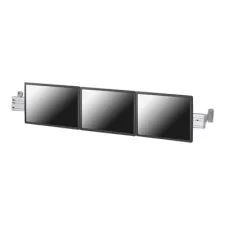 obrázek produktu Neomounts FPMA-WTB100 - Montážní sada (nástrojová lišta) - fixní - pro 3 LCD displeje - stříbrná - velikost obrazovky: 10&quot;-24