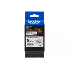obrázek produktu Brother TZe-S121 - Extra silné lepidlo - černá na průhledné - Role (0,9 cm x 8 m) 1 kazeta/y lamino páska - pro Brother PT-D210, D600,