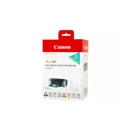 obrázek produktu Canon CLI-42 BK/GY/LG/C/M/Y/PC/PM Multipack