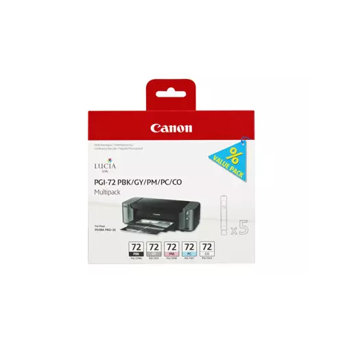 obrázek produktu Canon PGI-72 PBK/GY/PM/PC/CO Multipack