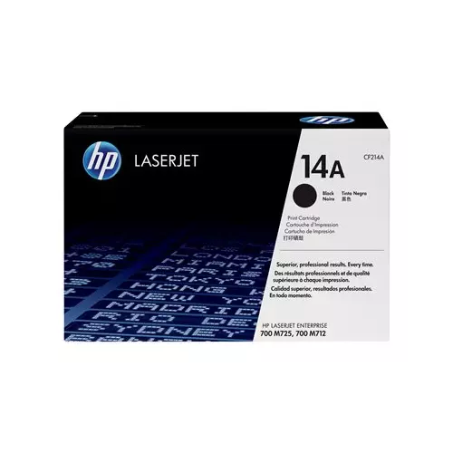 obrázek produktu HP 14A - Černá - originální - LaserJet - kazeta s barvivem (CF214A) - pro Color LaserJet M725; LaserJet Enterprise 700, M712, MFP M725; 