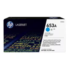 obrázek produktu HP 653A - Azurová - originální - LaserJet - kazeta s barvivem (CF321A) - pro Color LaserJet Enterprise MFP M680; LaserJet Enterprise Flow