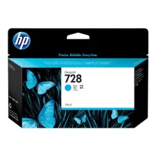obrázek produktu HP 728 - 130 ml - azurová - originální - DesignJet - inkoustová cartridge - pro DesignJet T730, T830