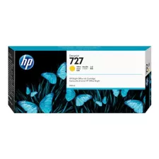 obrázek produktu HP 727 - 300 ml - Vysoká kapacita - žlutá - originální - DesignJet - inkoustová cartridge - pro DesignJet T1500, T1530, T2500, T2530, 