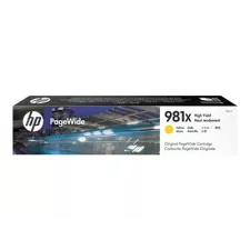 obrázek produktu HP 981X - 116 ml - Vysoká výtěžnost - žlutá - originální - PageWide - inkoustová cartridge - pro PageWide Enterprise Color MFP 586;