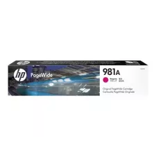 obrázek produktu HP 981A - 69 ml - purpurová - originální - PageWide - inkoustová cartridge - pro PageWide Enterprise Color MFP 586; PageWide Managed Col