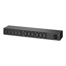 obrázek produktu APC Basic Rack PDU AP6020A - Rozvodná jednotka PDU (k montáži na regál) - AC 100-240 V - vstup: IEC 60320 C20 - výstupní konektory: 13