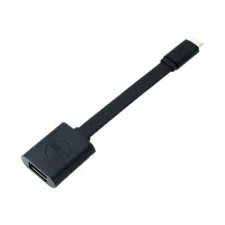 obrázek produktu Dell - USB adaptér - 24 pin USB-C (M) do USB typ A (F) - USB 3.1 - 13.2 cm - černá - pro Chromebook 3110, 3110 2-in-1; Latitude 54XX, 55X