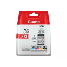 obrázek produktu Canon CLI-581XXL C/M/Y/BK Multi Pack - 4-balení - 11.7 ml - Very High Yield - černá, žlutá, azurová, purpurová - originální - inkou