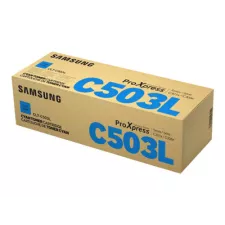 obrázek produktu Samsung CLT-C503L - Vysoká výtěžnost - azurová - originální - kazeta s barvivem (SU014A) - pro ProXpress SL-C3010DW, SL-C3010ND, SL-C