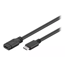 obrázek produktu PremiumCord - Prodlužovací USB kabel - USB-C (M) do USB-C (F) - USB 3.1 - 2 m - lisovaný - černá