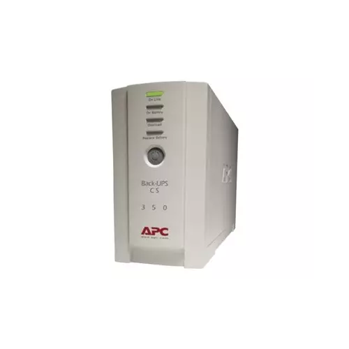 obrázek produktu APC Back-UPS CS 350 - UPS - AC 230 V - 210 Watt - 350 VA - RS-232, USB - výstupní konektory: 4 - béžová