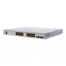 obrázek produktu Cisco Business 350 Series CBS350-24FP-4X - Přepínač - L3 - řízený - 24 x 10/100/1000 (PoE+) + 4 x 10 Gigabit SFP+ - Lze montovat do ro