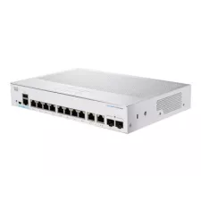 obrázek produktu Cisco Business 350 Series 350-8T-E-2G - Přepínač - L3 - řízený - 8 x 10/100/1000 + 2 x kombinovaný Gigabit Ethernet/Gigabit SFP - Lze